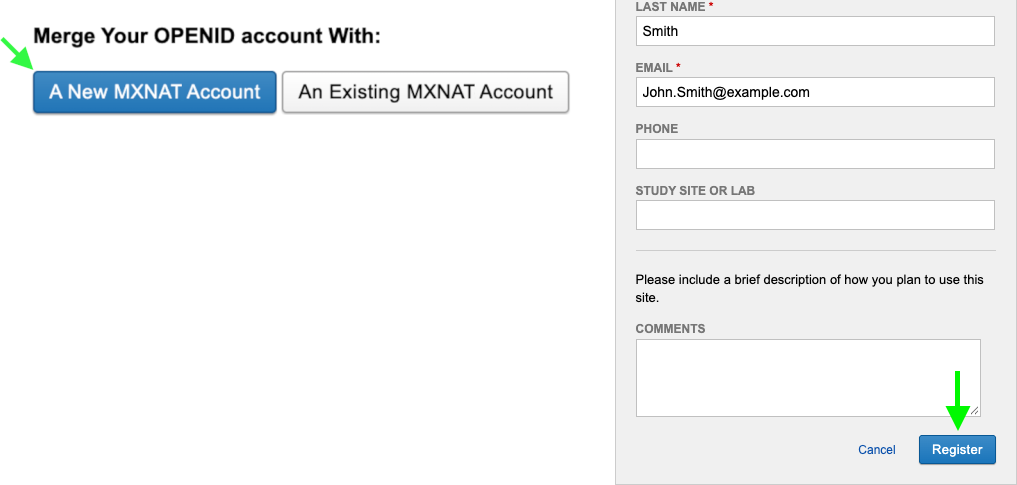 Merge Account